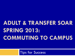 Commuting & Off Campus Students
