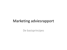 Marketing adviesrapport