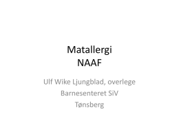 Matallergi NAAF - barnedoktor.no