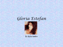 Gloria Estefan - Kayla Sanders