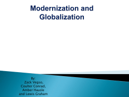Modernization and globalization
