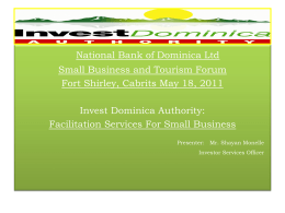 Invest Dominica - National Bank of Dominica