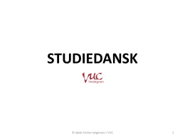 STUDIEDANSK - JakobFischer.com