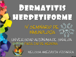 dermatitis herpetiforme - Facultad de Medicina