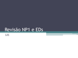Revisão NP1 e EDs