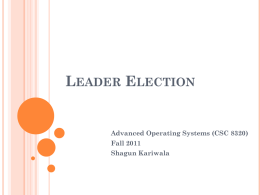 Leader Election