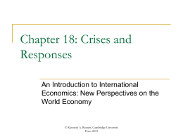 Chapter 18 - An Introduction to International Economics