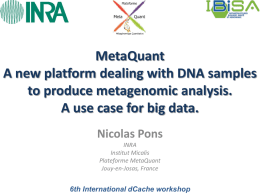 MetaQuant : a new platform dealing with DNA samples
