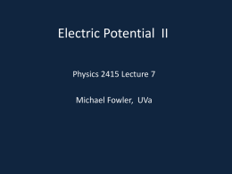 Electric Potential II - Galileo and Einstein