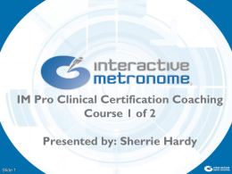 PowerPoint - Interactive Metronome