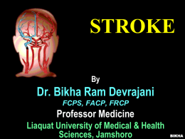 STROKE - Liaquat University of Medical & Health Sciences