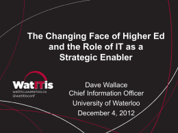 PowerPoint Slide Deck - University of Waterloo