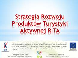 Strategia Rozwoju Produktów Turystyki Aktywnej RITA