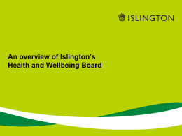 Islington Health and Wellbeing Board