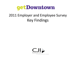 ppt file of getDowntown commuter survey