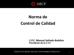 instituto mexicano de contadores - NRCC