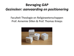 PowerPoint Presentation - Faculteit Theologie en