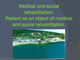 01.Medical rehabilitation