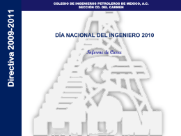 Informe_DNI_2010 - Colegio de Ingenieros Petroleros de M&eacute;xico