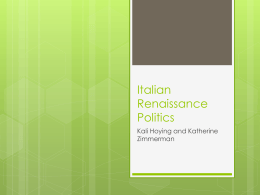 Period 4 Italian Renaissance