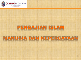 percaya kepada nabi dan rasul