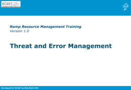 Chapter 4 Threat and Error Management