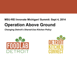 Presentation from Innovate Michigan! Summit 2014