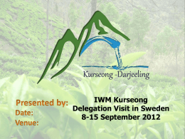 Delegation Visit_IWM Kurseong