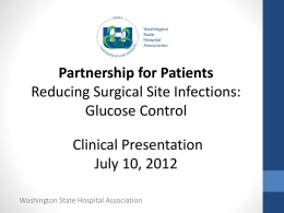 Surgical Glucose Control – Clinical Presentation
