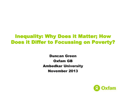 Inequality - Oxfam Blogs
