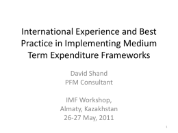 Medium_Term_Expenditure_Frameworks - PFM blog