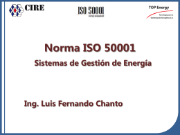 ISO 50001 - Plataforma LAC