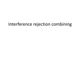 Interference rejection combining