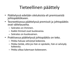 Tieteellinen päättely
