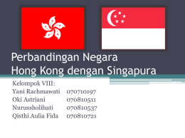 Perbandingan Negara Hong Kong dengan Singapura