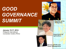 Good Governance Summit 2014