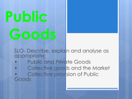 Public Goods - Gore High School