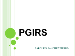 PGIRS - medio ambiente