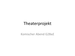 Theaterprojekt