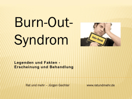 Burn-Out-Syndrom