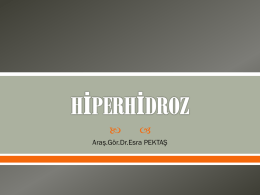 Hiperhidroz