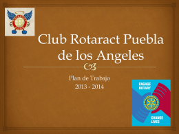Junta Directiva 2013 - 2014 - Club Rotaract Puebla de los Ángeles