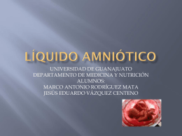 líquido amniótico - Dr. Antonio de la Cruz Puente
