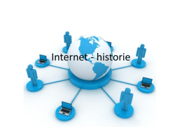 Internet – historie prezentace