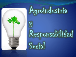 Agroindustria y la r..