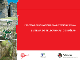 Presentación del Sistema de Telecabinas Kuélap