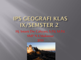 IPS GEOGRAFI KLAS IX/semster 2