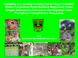 0 Kebijakan dan Strategi CBFM Sumatera Barat