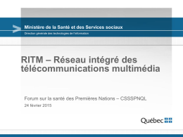 RITM – Réseau intégré des télécommunications multimédia