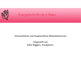 PowerPoint-Präsentation - Evangelische Kirchengemeinde Reken